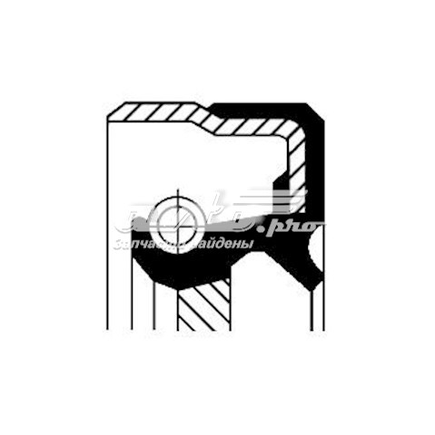 Купити 01031902 Corteco Сальник АКПП/КПП, вихідного/вторинного валу