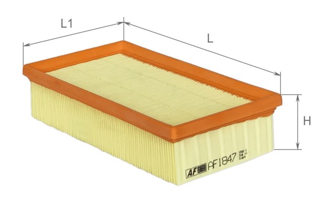 Елемент повітряного фільтра Alpha Filter AF1847 ціна, від 3.66 USD