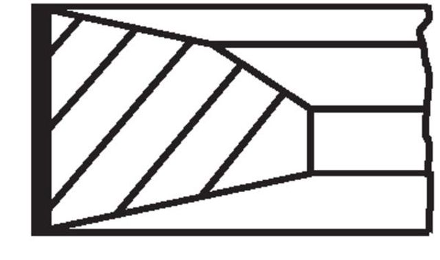 001RS111160N0 Mahle Original Кільця поршневі комплект на мотор, STD.