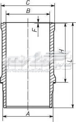 Гільза поршнева Mahle Original 209WN2201