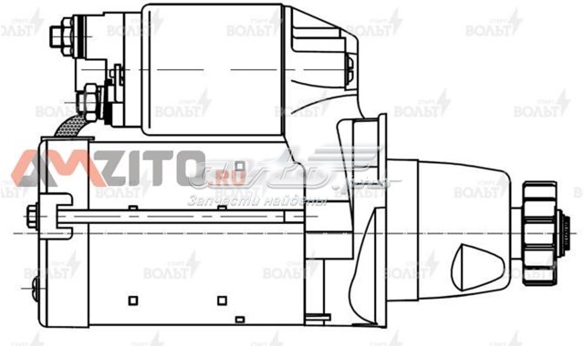 LST1902 STARTVOLT Стартер двигуна