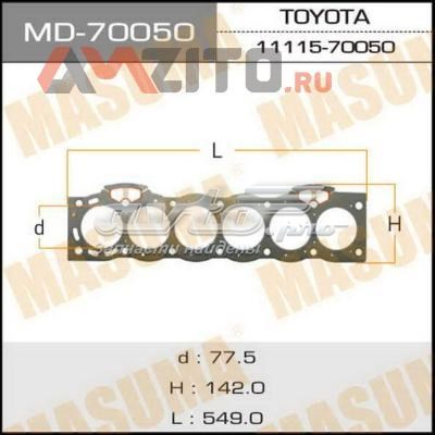 Прокладка ГБЦ NIPPON MOTORS 1111570050 ціна, від 25.87 USD