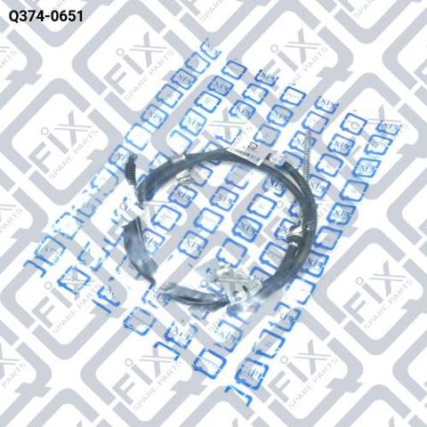 Трос стоянкового гальма задній правий Q-fix Q3740651 ціна, від 24.58 USD