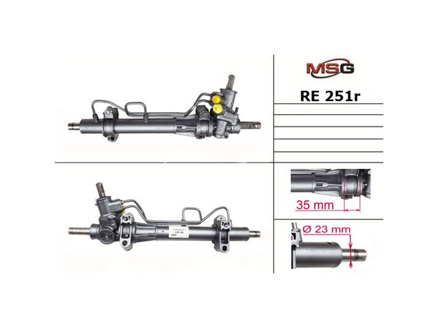 RE251R MSG Rebuilding Рейковий рульовий механізм