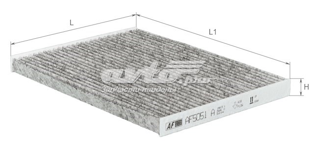 Фільтр повітряний обігрівача Alpha Filter AF5051A ціна, від 3.62 USD