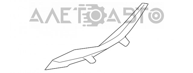 Решітка двірників, ліва Mazda CX-5 (KE) (Мазда CX-5)
