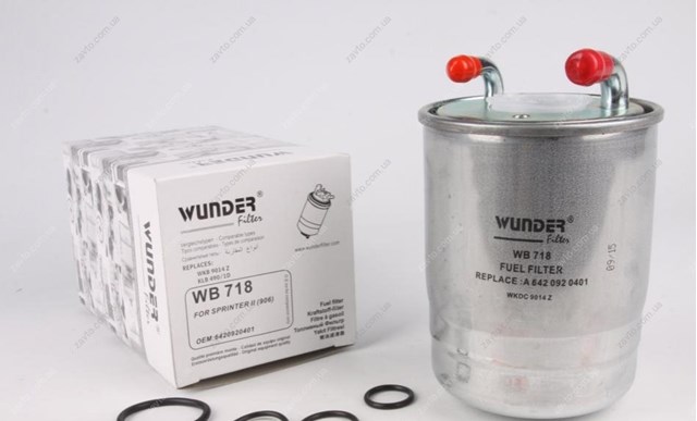 Фільтр тонкого очищення палива Wunder WB718 ціна, від 21.20 USD