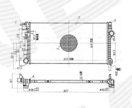 Купити RA87051Q Signeda Радіатор двигуна