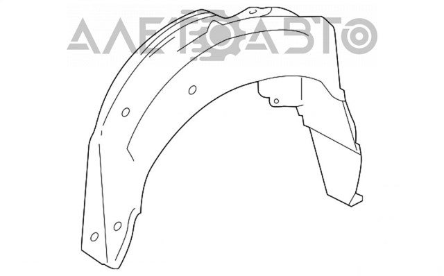 5253553030 Toyota Праве кріплення переднього бампера