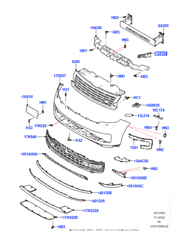 LR184974 Land Rover 