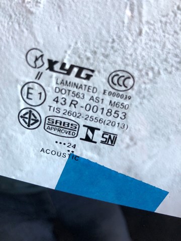Лобове скло AB68634A XYG