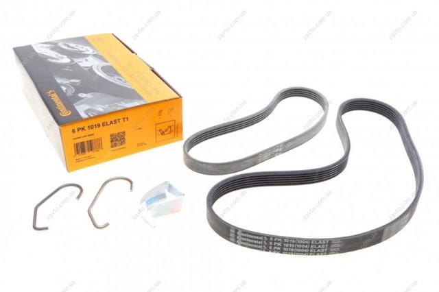 6PK1019ELASTT1 Continental/Siemens Ремінь приводний, агрегатів, комплект
