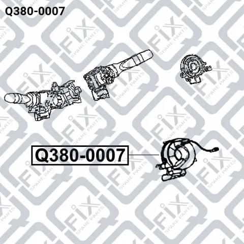 Шлейф керма Q3800007 Q-fix