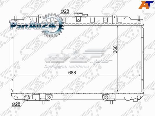 Радіатор основний SAT NS000116 ціна, від 161.27 USD