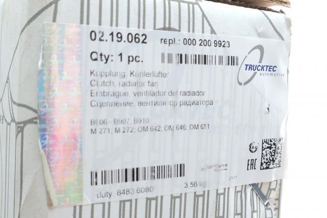 0219062 Trucktec Гідромуфта приводу вентилятора