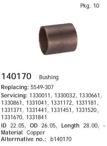 Втулка стартера Cargo 140170 ціна, від 2.11 USD