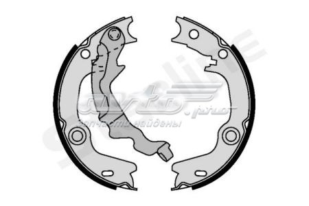 Колодки стоянкового гальма Starline BC09440