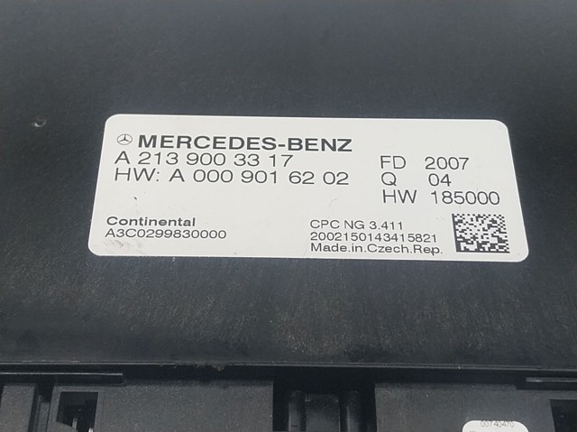 A2139003317 Mercedes ЕБУ трансмісії