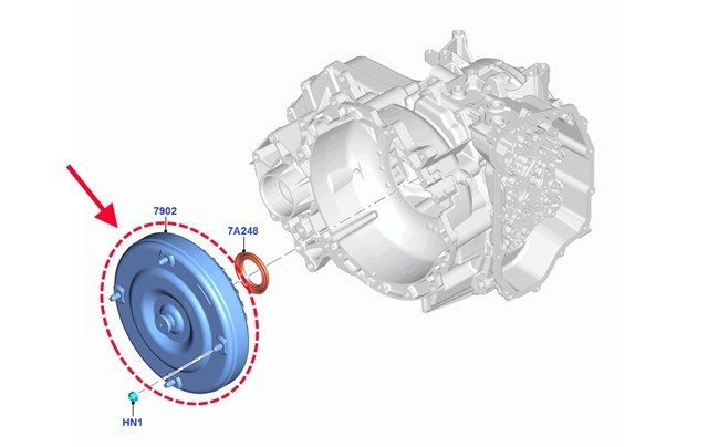  Гідротрансформатор АКПП Lincoln NAUTILUS 