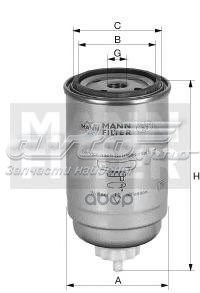 Фільтр тонкого очищення палива Mann-Filter WK965X ціна, від 23.80 USD