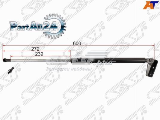 74820SX0316 Honda Амортизатор кришки багажника / двері 3/5-ї задньої