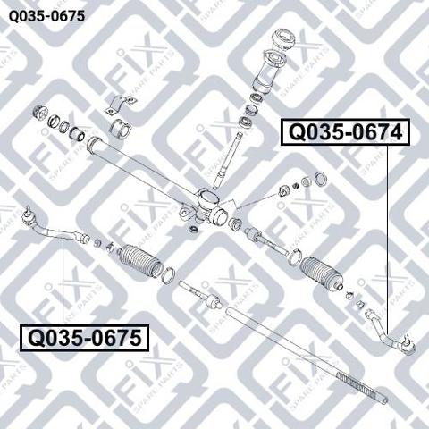 Купити Q0350675 Q-fix Рульовий наконечник