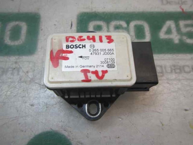 265005665 Nissan/Infiniti Датчик поперечного прискорення (ESP)