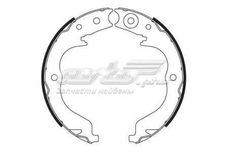 Колодки стоянкового гальма Starline BC09860