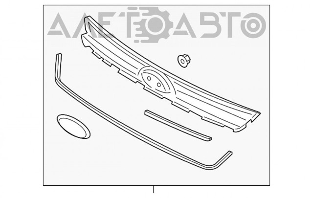 Облицювання радіатора FPS FP2817999 ціна, від 35.47 USD