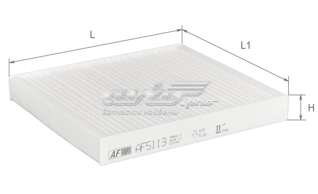 Фільтр салону AF5113 Alpha Filter