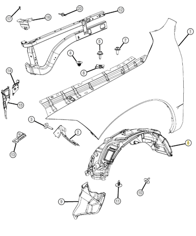 Купити 68110687AE Chrysler 