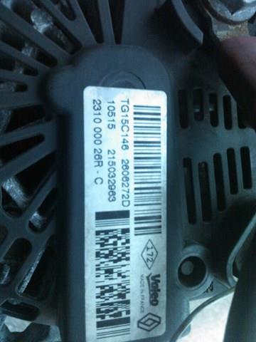 TG15C146 VALEO Авто генератор