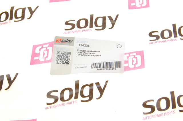 Купити 114226 Solgy Патрубок повітряний, вихід з турбіни (наддув)