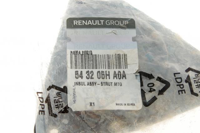 Подушка амортизатора переднього Renault (RVI) 543205HA0A