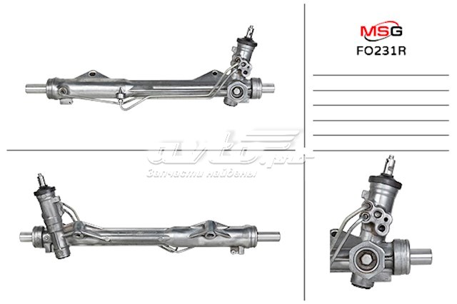 Рейка рульова 4R3C3550AD Ford