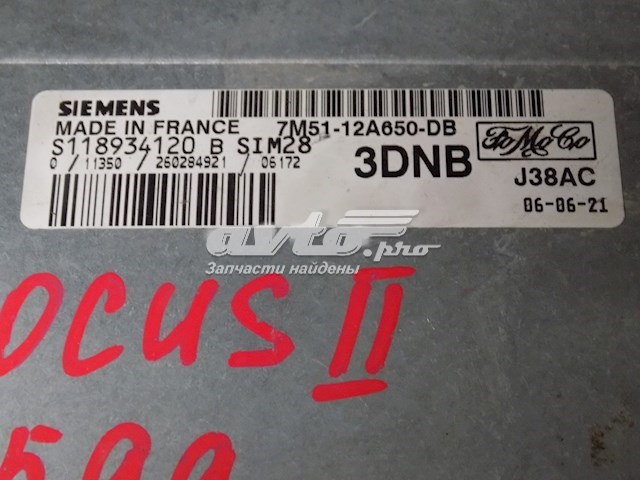  7M5112A650 Ford