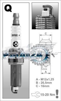 Свічки автомобільні Brisk QR15LC1 ціна, від 4.06 USD