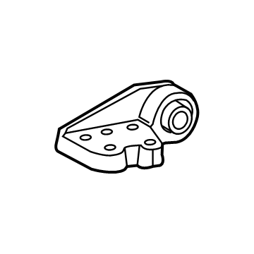 1236424020 Toyota Кронштейн подушки (опори) двигуна, задньої