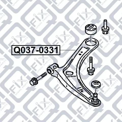 Важіль передньої підвіски нижній, правий Q0370331 Q-fix