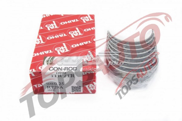 Вкладиші колінвала, шатунні, комплект, 1-й ремонт (+0,25) Taiho R729A025