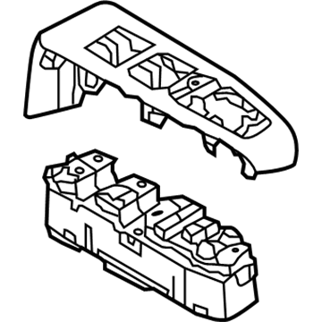 Кнопковий блок керування склопідіймачами передній лівий KIA Sedona (YP) (Кіа Sedona)