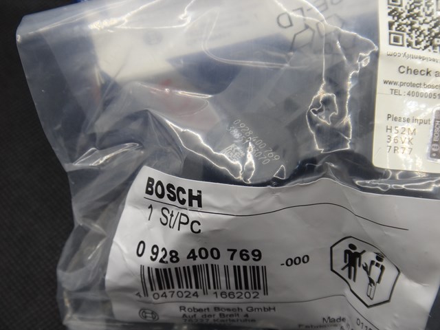 Клапан регулювання тиску палива Bosch 928400769 ціна, від 48.68 USD