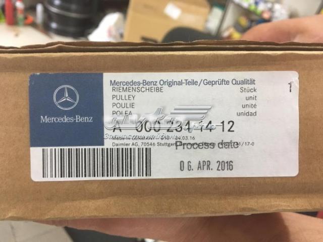 A0002341412 Mercedes шків компресора кондиціонера