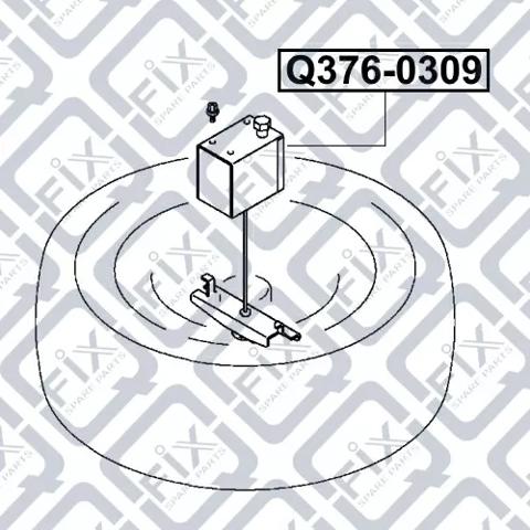 Кронштейн запасного колеса Q3760309 Q-fix