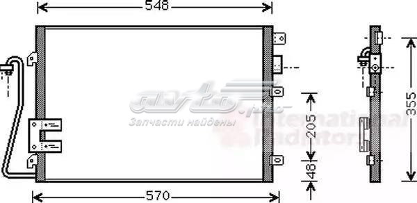 Купити TP1594726 Tempest Радіатор системи охолодження кондиціонера