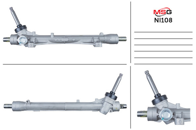 NI108 MSG Рейковий рульовий механізм