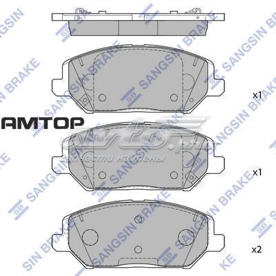 Колодки гальмівні передні, дискові SP4242 Sangsin