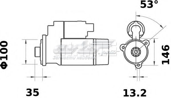 AZF4617 REMA-PARTS Стартер двигуна