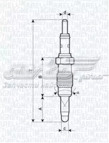 062900011304 Magneti Marelli Свічки розжарювання