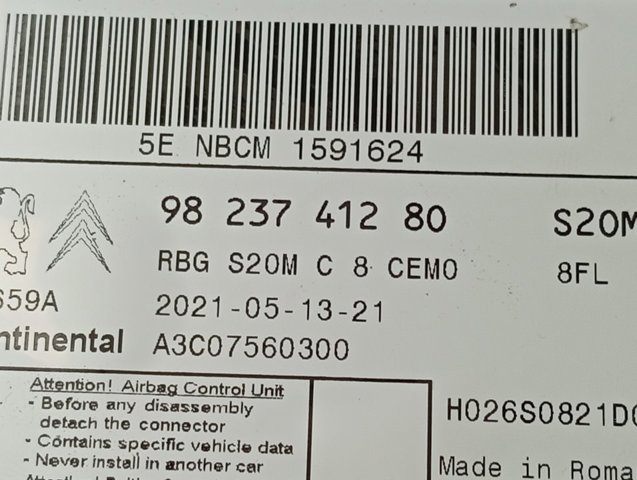 9823741280 Peugeot/Citroen 